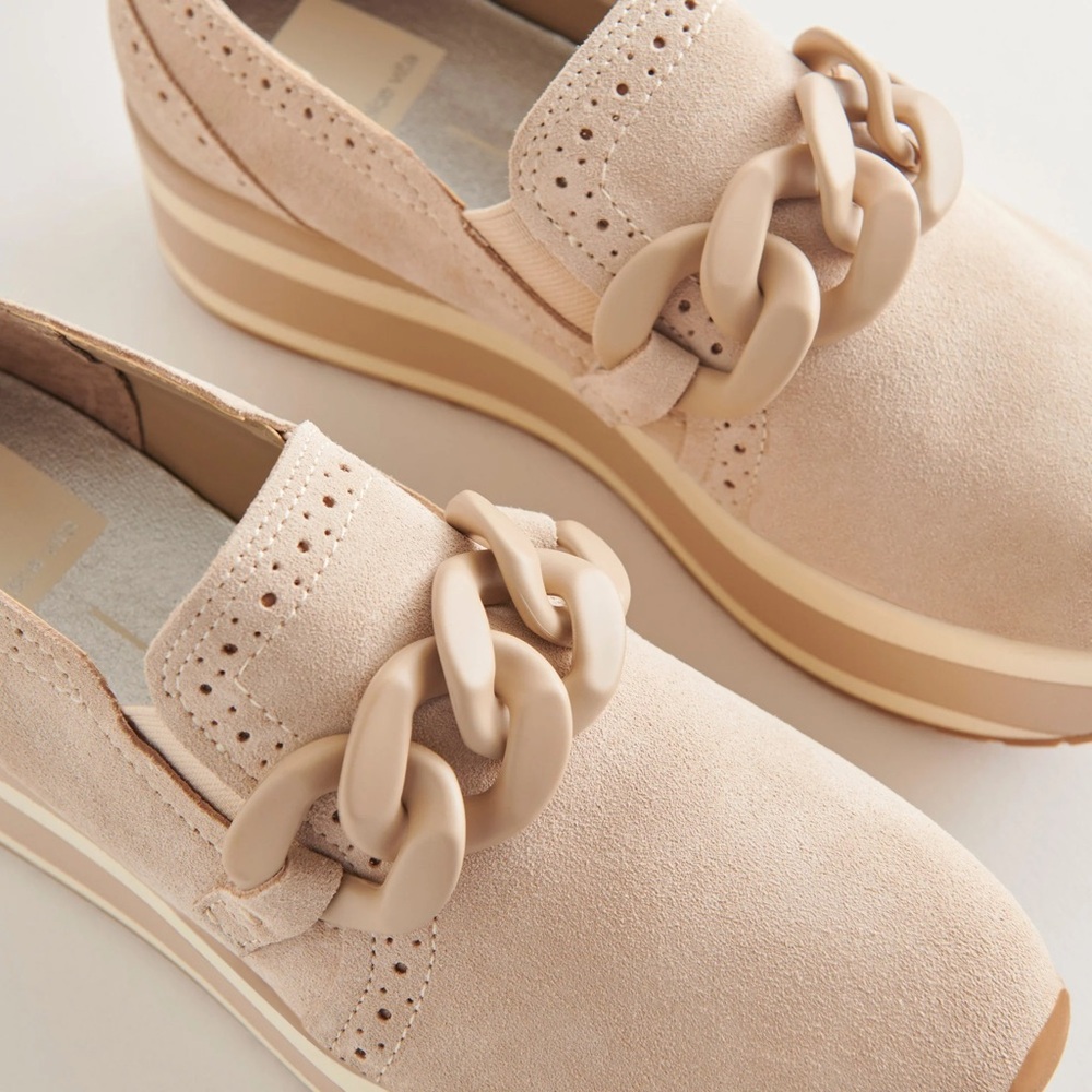 Dolce Vita Nude Jhenee Sneakers Size 6